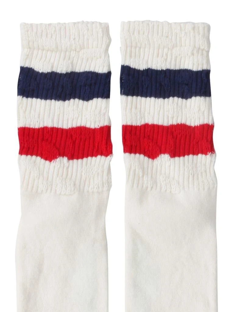 商品Golden Goose|Golden Goose Deluxe Brand Striped Knitted Ankle Socks,价格¥463,第3张图片详细描述