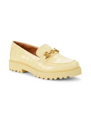 商品Sam Edelman|Deana Crocodile-Embossed Loafers,价格¥316,第2张图片详细描述