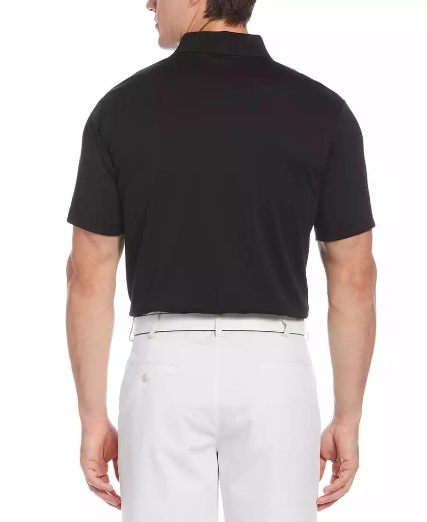 商品PGA TOUR|Men's Airflux Solid Mesh Short Sleeve Golf Polo Shirt,价格¥235,第2张图片详细描述