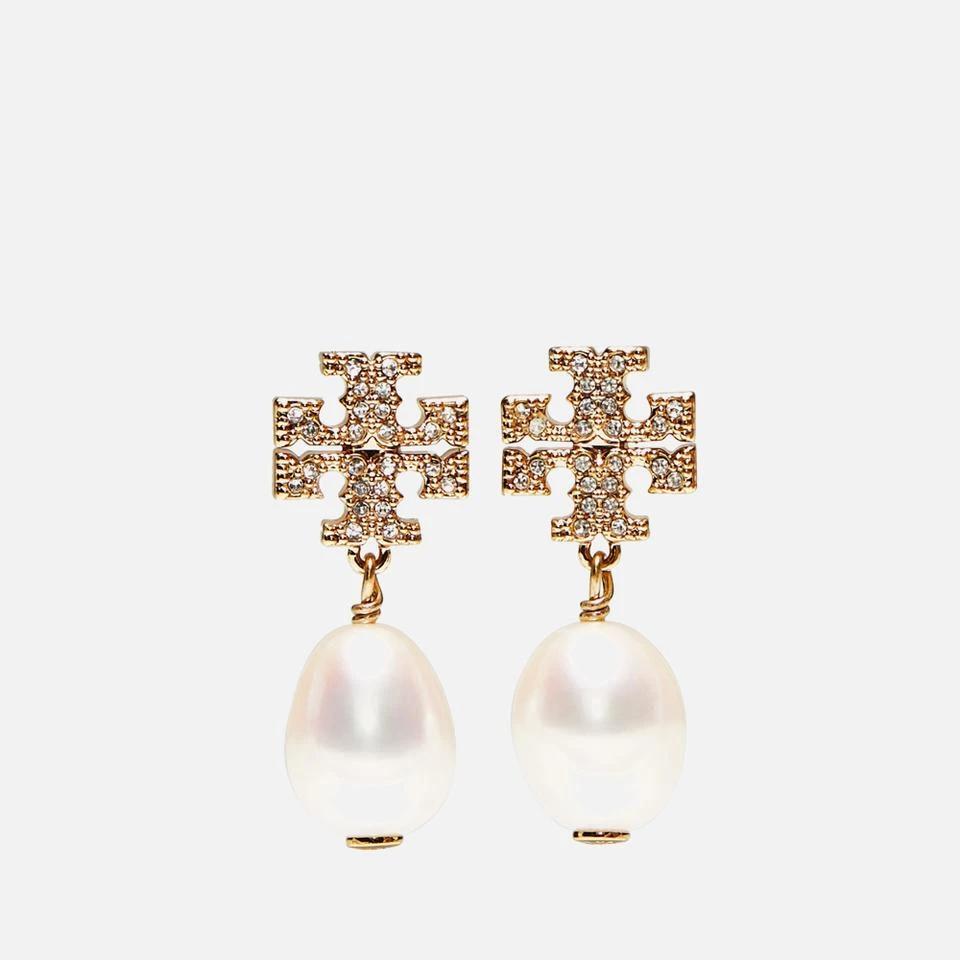 商品Tory Burch|Tory Burch Kira 18K Gold-Plated Pearl Earrings,价格¥1098,第1张图片