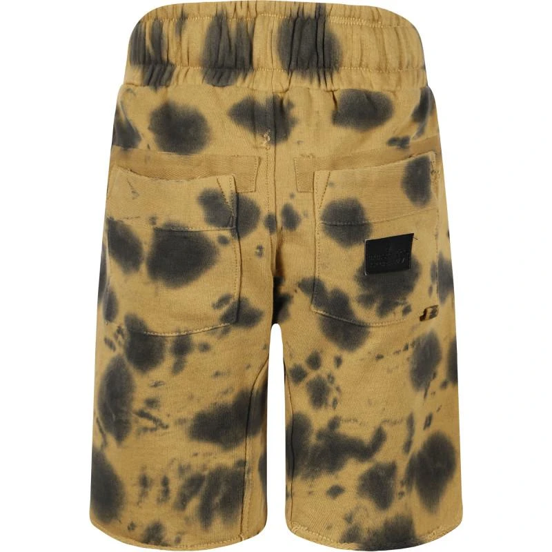 商品Munster|Tie dye spots logo bermudas in light brown,价格¥484,第2张图片详细描述