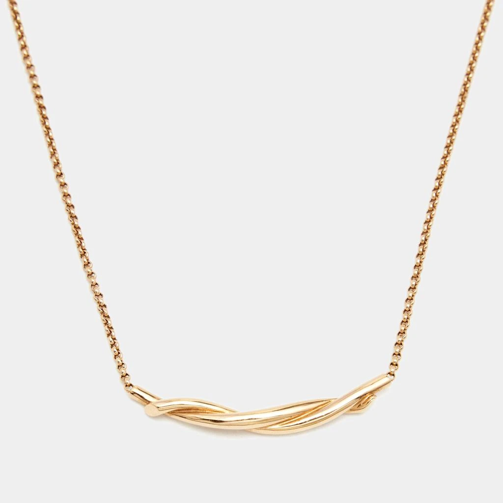 商品[二手商品] Cartier|Cartier Entrelacés 18k Rose Gold Chain Necklace ,价格¥8004,第1张图片