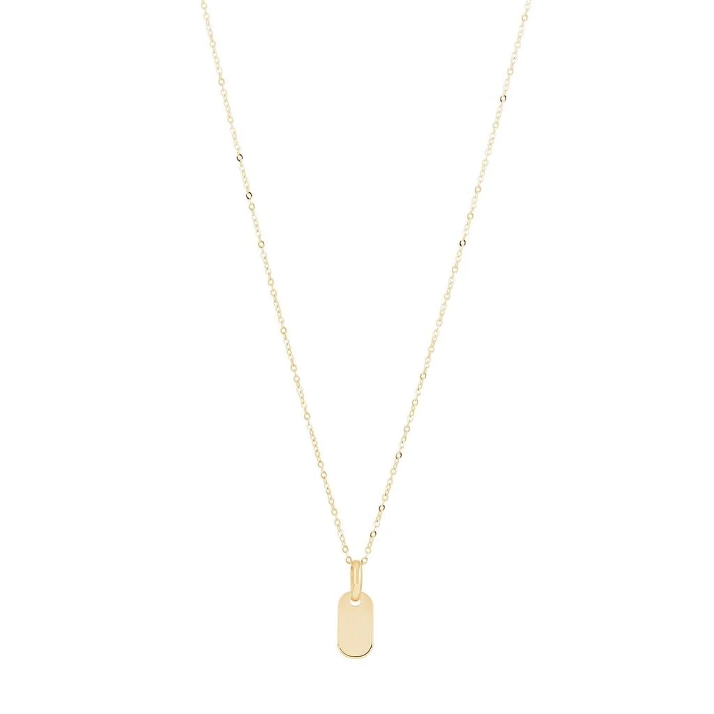 商品Lord & Taylor Fine Jewelry Collection|Dog Tag On Chain Necklace,价格¥1616,第1张图片