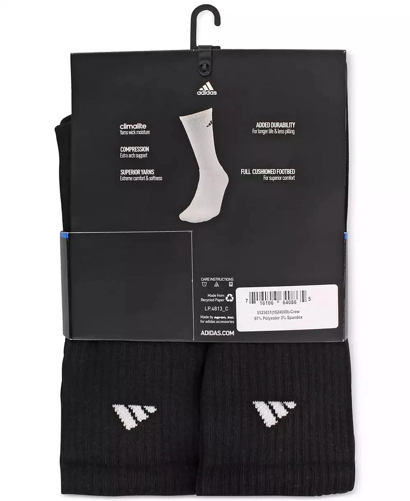 Men's Cushioned Athletic 6-Pack Crew Socks 商品