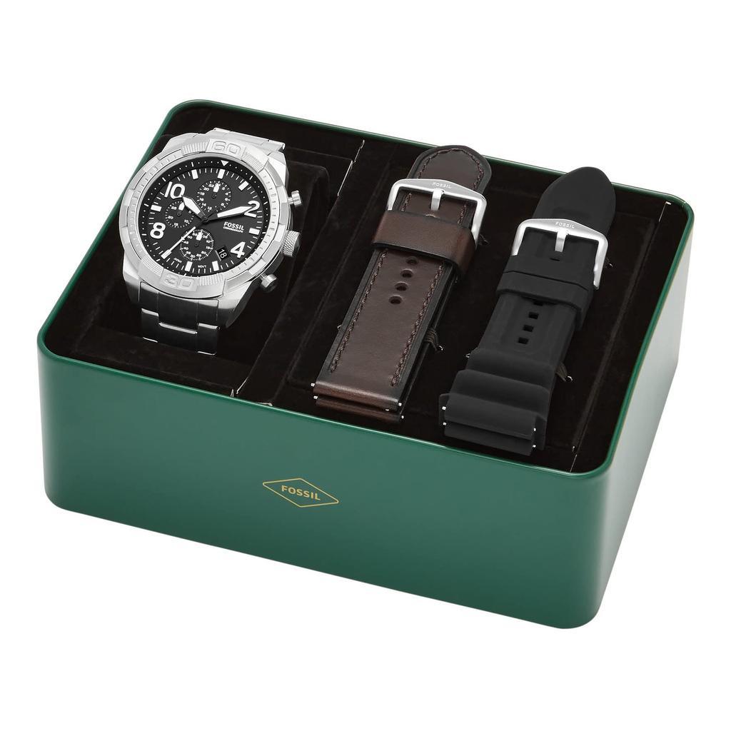 商品Fossil|Bronson Watch and Strap Gift Set - FS5968SET,价格¥1671,第6张图片详细描述