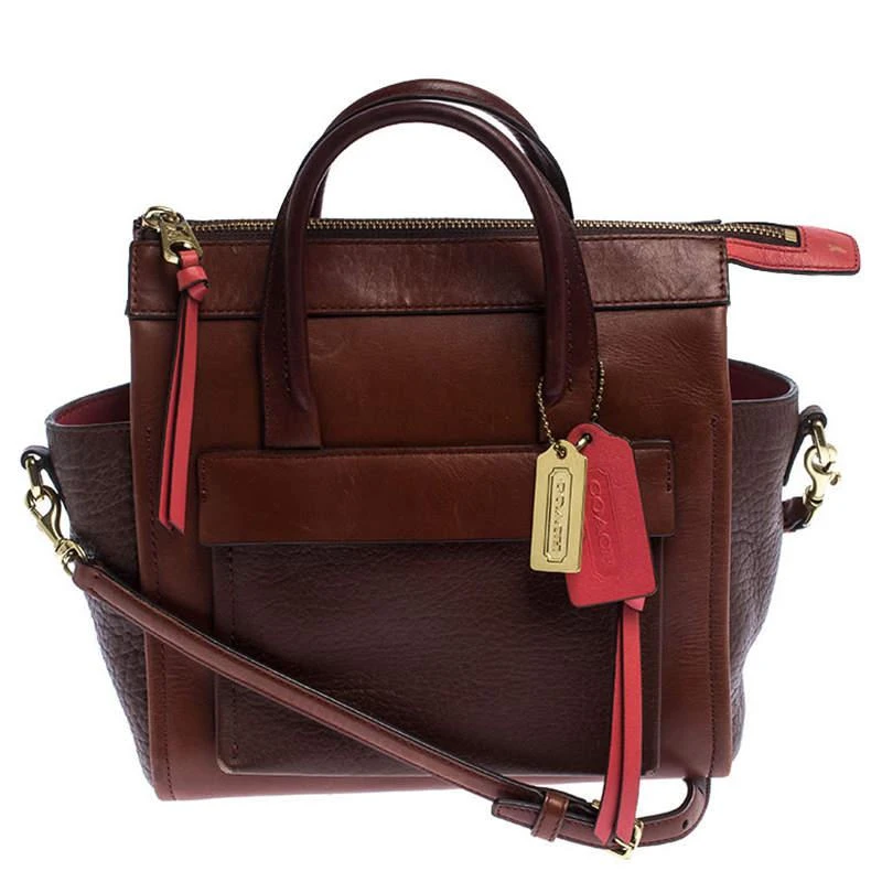 商品[二手商品] Coach|Coach Brown Leather Crossbody Bag,价格¥1116,第1张图片