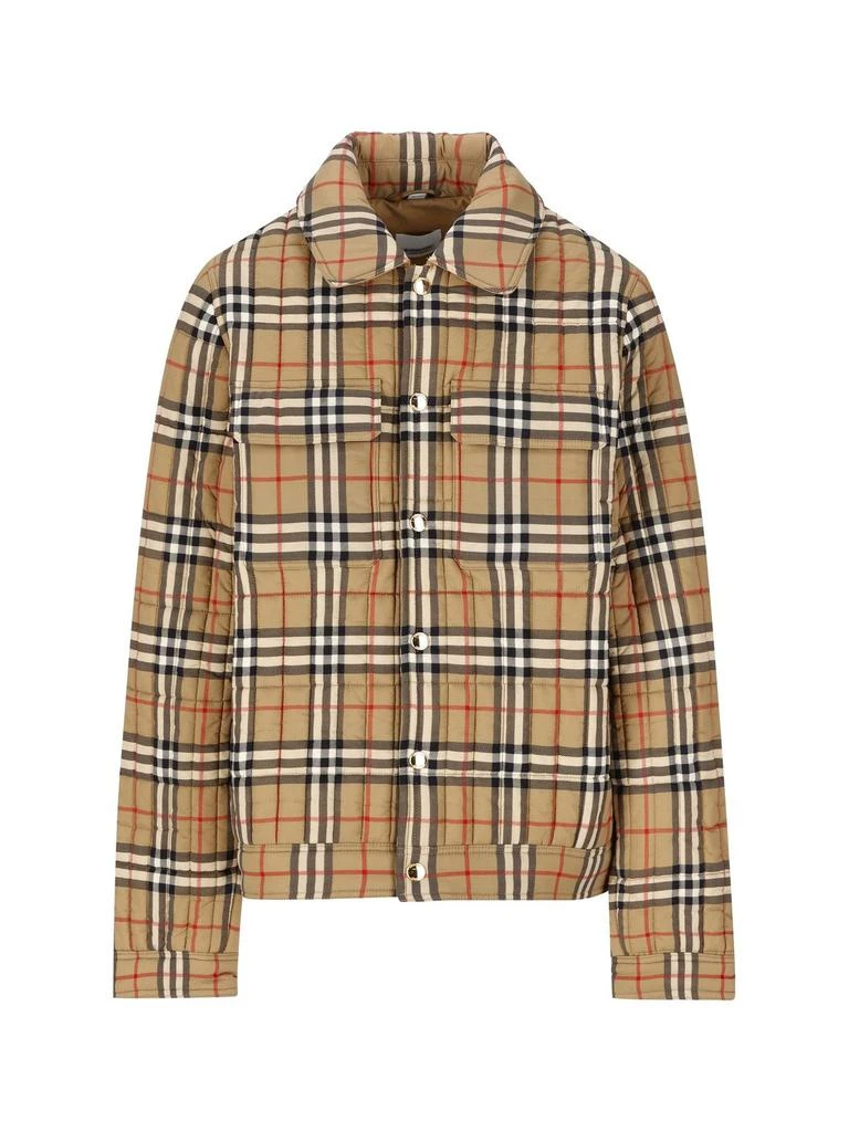 商品Burberry|Burberry Kids Vintage Check-Pattern Long-Sleeved Jacket,价格¥2707,第1张图片