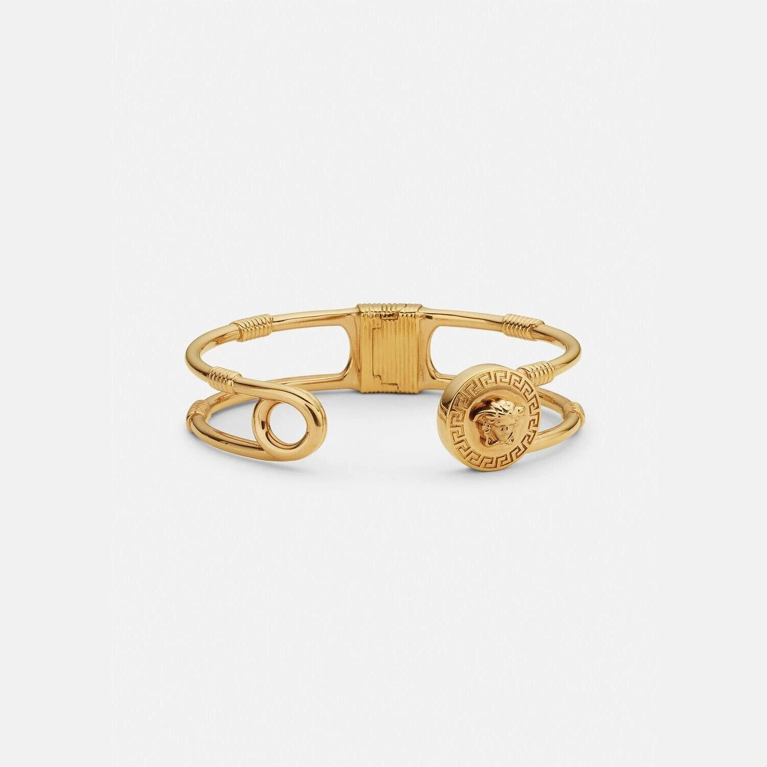 商品Versace|【预售】 范思哲 25春夏 男士 手镯 BRACELET SAFETY PIN 1004985-1A00620_3J000 ,价格¥4038,第1张图片