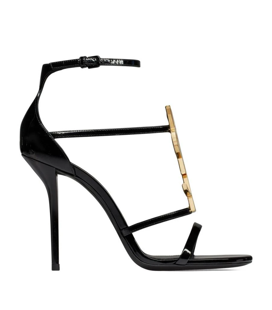 商品Yves Saint Laurent|Leather Cassandra Sandals 110,价格¥11473,第1张图片