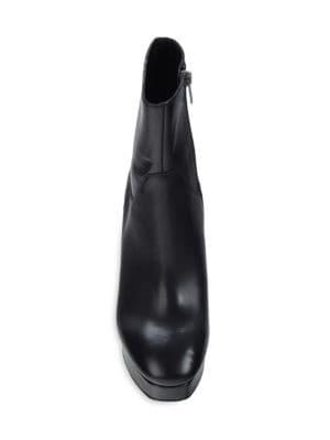 ​Amazon Block Heel Leather Ankle Boots商品第6张图片规格展示