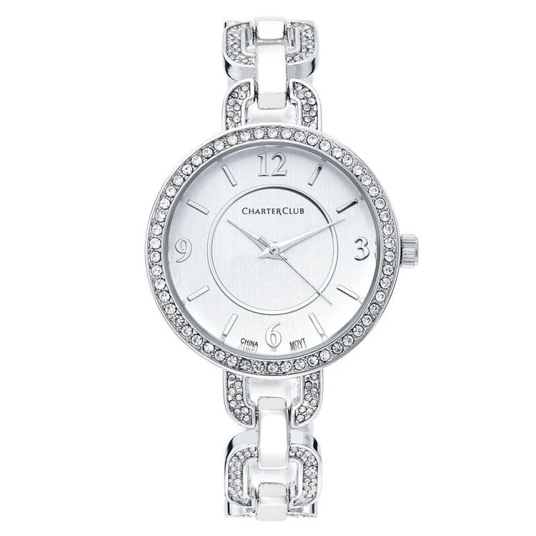 商品Charter Club|Crystal Bracelet Watch 33mm, Created for Macy's,价格¥83,第2张图片详细描述