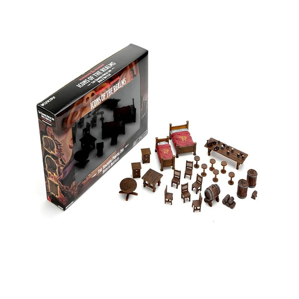 商品Dungeons & Dragons|Icons of the Realms the Yawning Portal Inn Beds Bottles Role Playing Game Miniatures Set,价格¥374,第2张图片详细描述