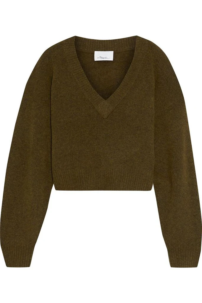 商品3.1 Phillip Lim|Cropped brushed knitted sweater,价格¥1268,第1张图片