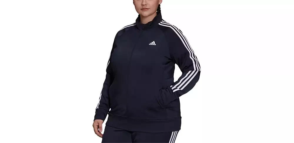 商品Adidas|Women's 3-Stripe Tricot Track Jacket, XS-4X,价格¥407,第4张图片详细描述