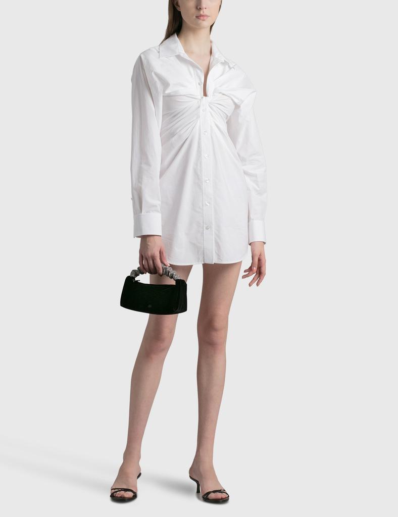 商品Alexander Wang|TWIST FRONT SHIRT DRESS,价格¥3389,第6张图片详细描述