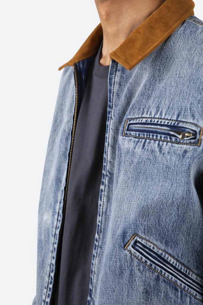 Collared Work Jacket - Blue 商品