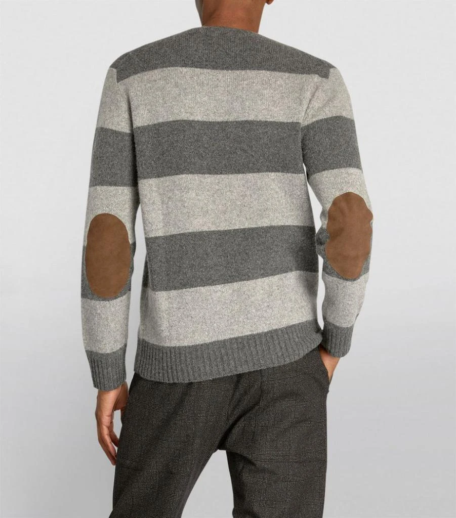 商品Ralph Lauren|Wool-Cashmere Stripe Sweater,价格¥1590,第4张图片详细描述