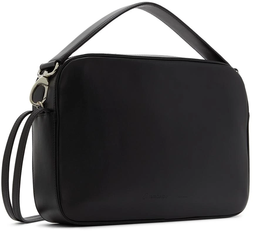 商品Commission|SSENSE Exclusive Black Leather Messenger Bag,价格¥3690,第3张图片详细描述