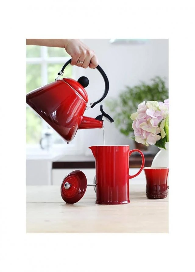 商品Le Creuset|Kone kettle with fixed whistle 1...6l cerise,价格¥746,第2张图片详细描述