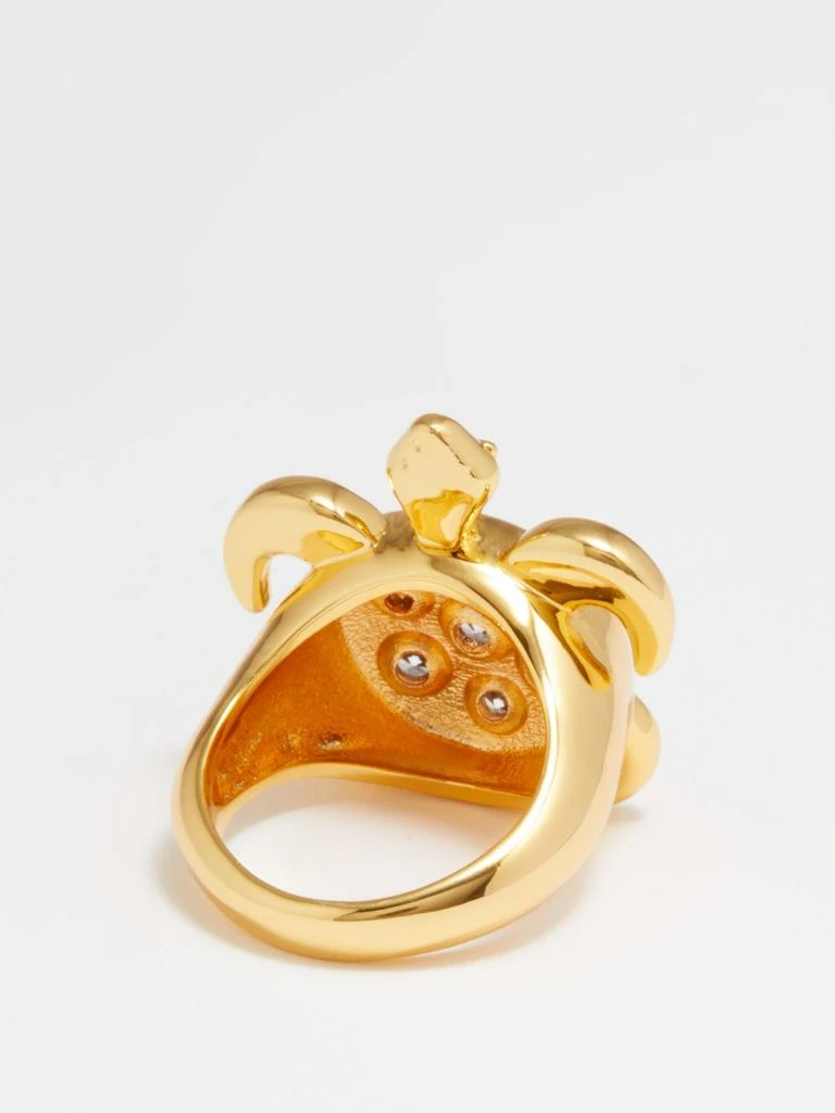 商品Timeless Pearly|Turtle crystal & gold-plated ring,价格¥1972,第3张图片详细描述