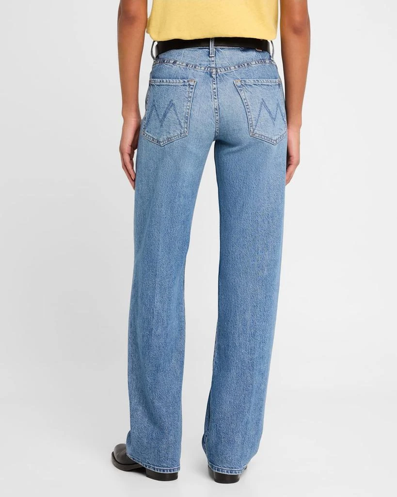 商品MOTHER|The Mid-Rise Tunnel Vision Sneak Jeans,价格¥693,第3张图片详细描述