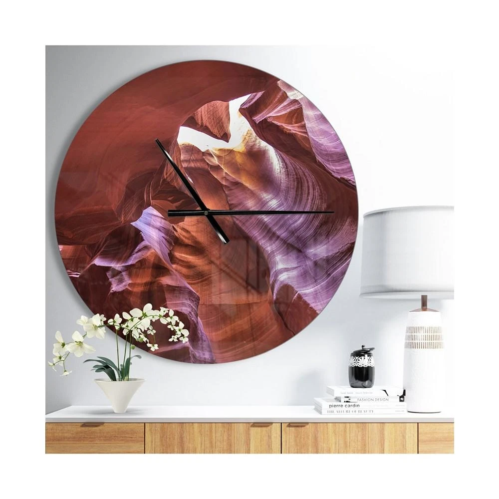 商品Design Art|Designart Oversized Modern Round Metal Wall Clock,价格¥1221,第4张图片详细描述
