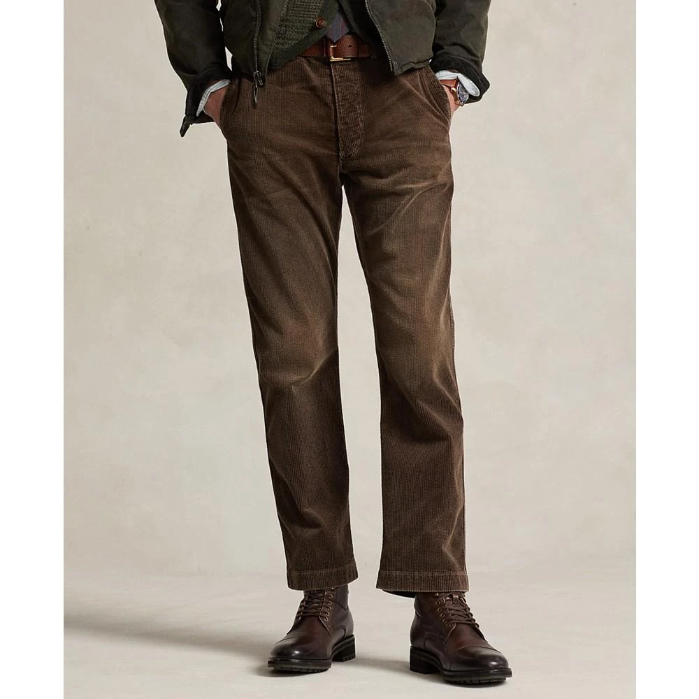 商品Ralph Lauren|Men's Straight-Fit Stretch Corduroy Pants,价格¥1105,第1张图片