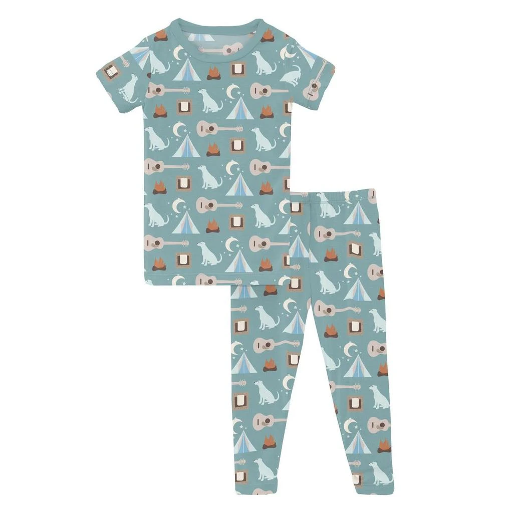 商品KICKEE|Kickee - Baby Girl's Short Sleeve Pajama Set,价格¥384,第1张图片