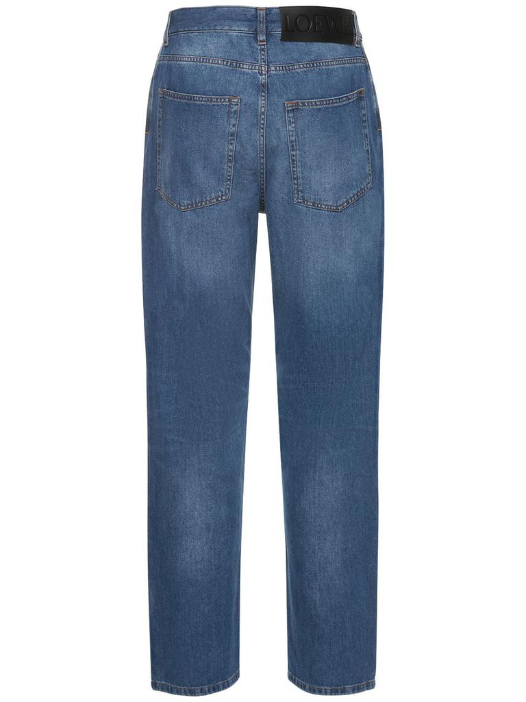 Light Straight Cotton Denim Jeans商品第7张图片规格展示