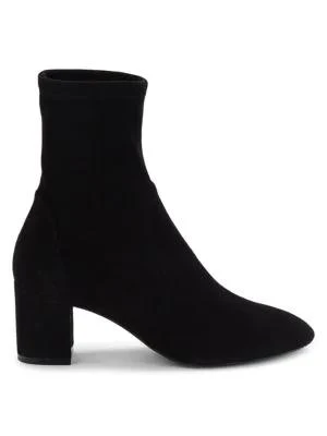 商品Stuart Weitzman|Yuliana Leather Sock Boots,价格¥1972,第1张图片