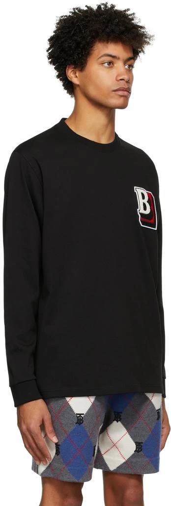 商品Burberry|Black Elliott Long Sleeve T-Shirt,价格¥4005,第2张图片详细描述