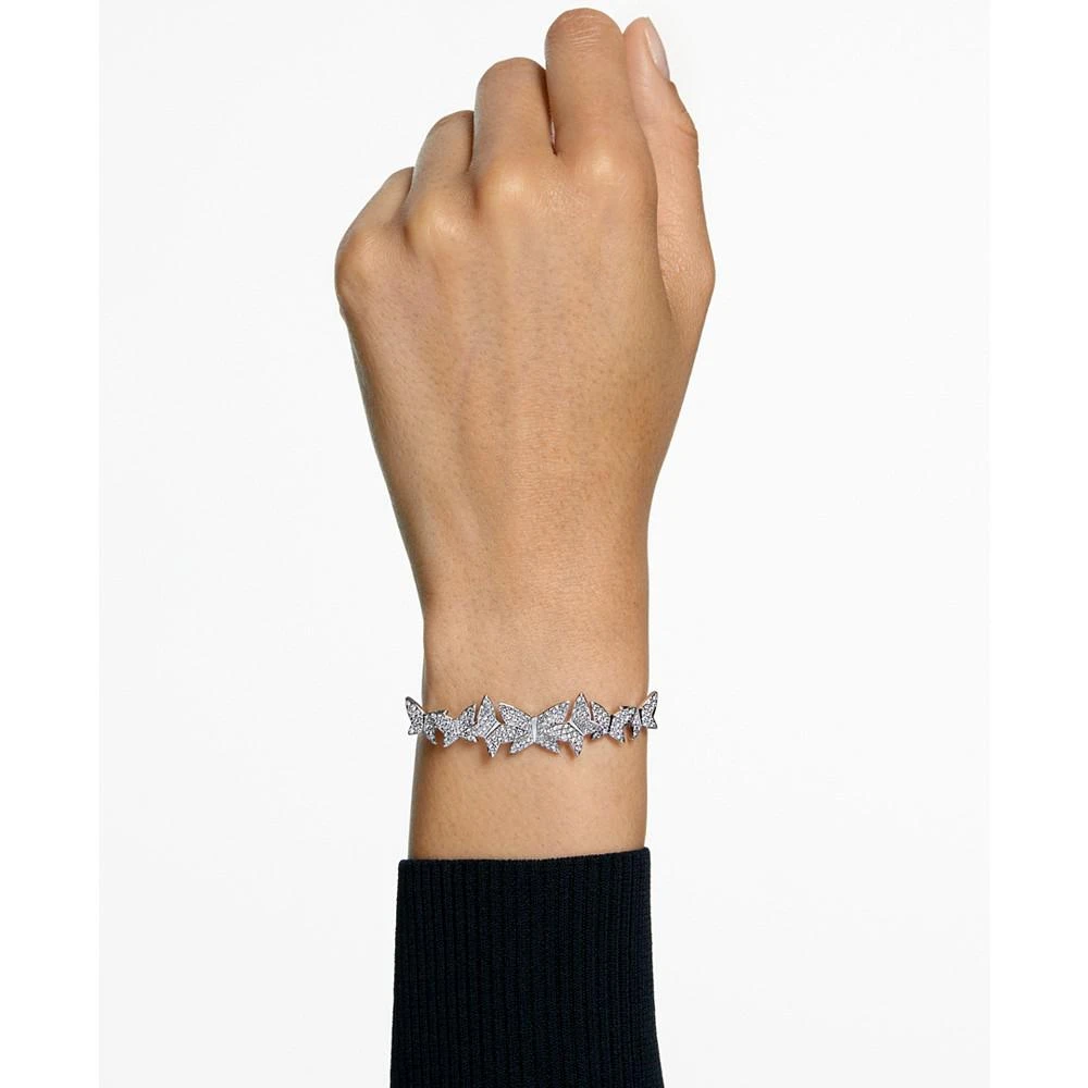 商品Swarovski|Silver-Tone Lilia Butterfly Bracelet,价格¥882,第5张图片详细描述