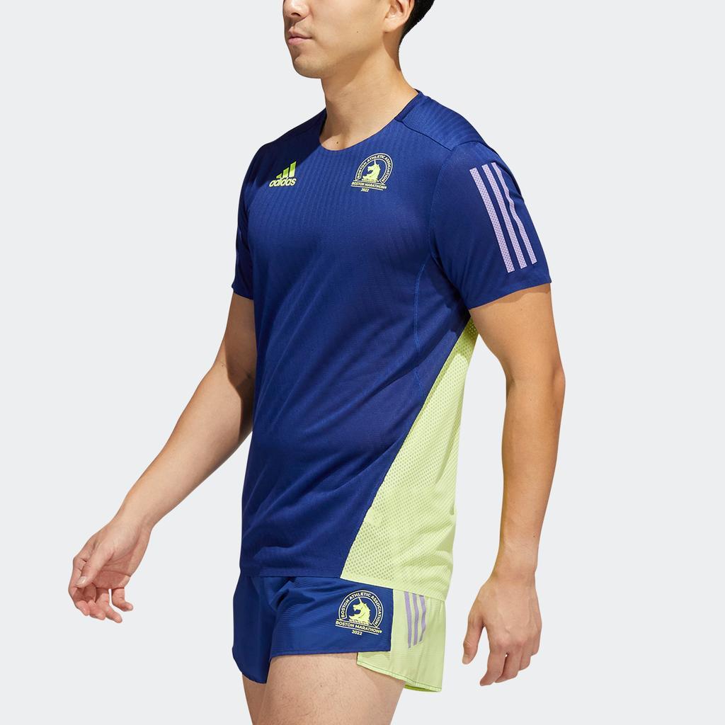 商品Adidas|Men's adidas Boston Marathon 2022 Fast Tee,价格¥163,第1张图片