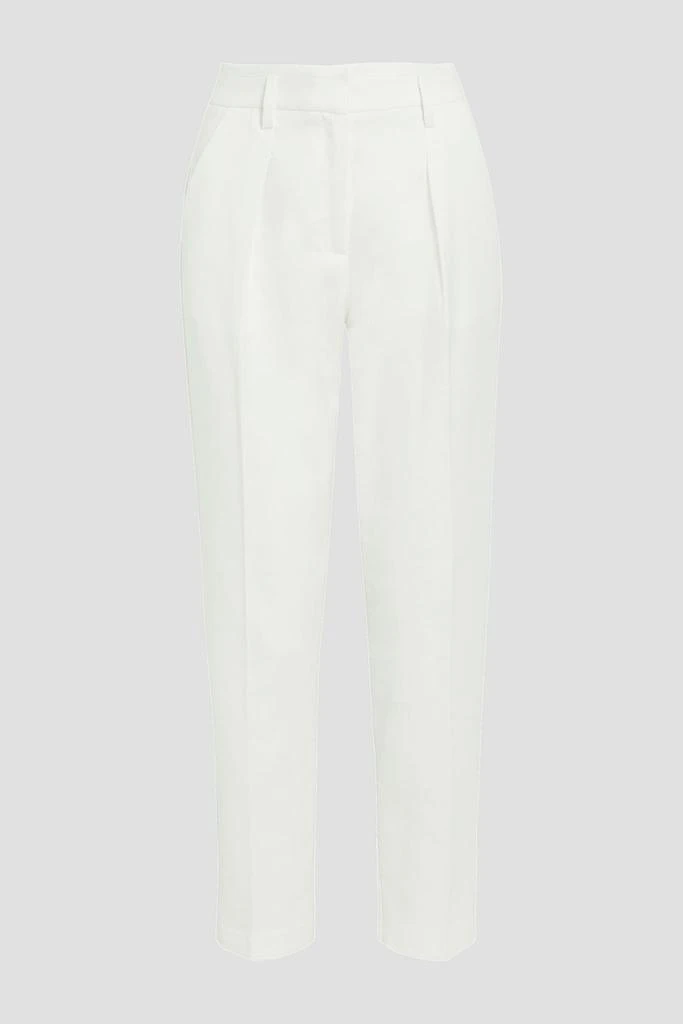 商品IRIS & INK|Amelie organic cotton-blend tapered pants,价格¥320,第2张图片详细描述