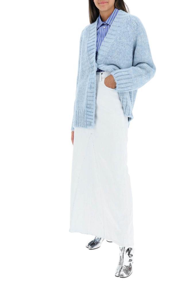 商品MAISON MARGIELA|PAINT EFFECT DENIM MAXI SKIRT,价格¥4334,第4张图片详细描述