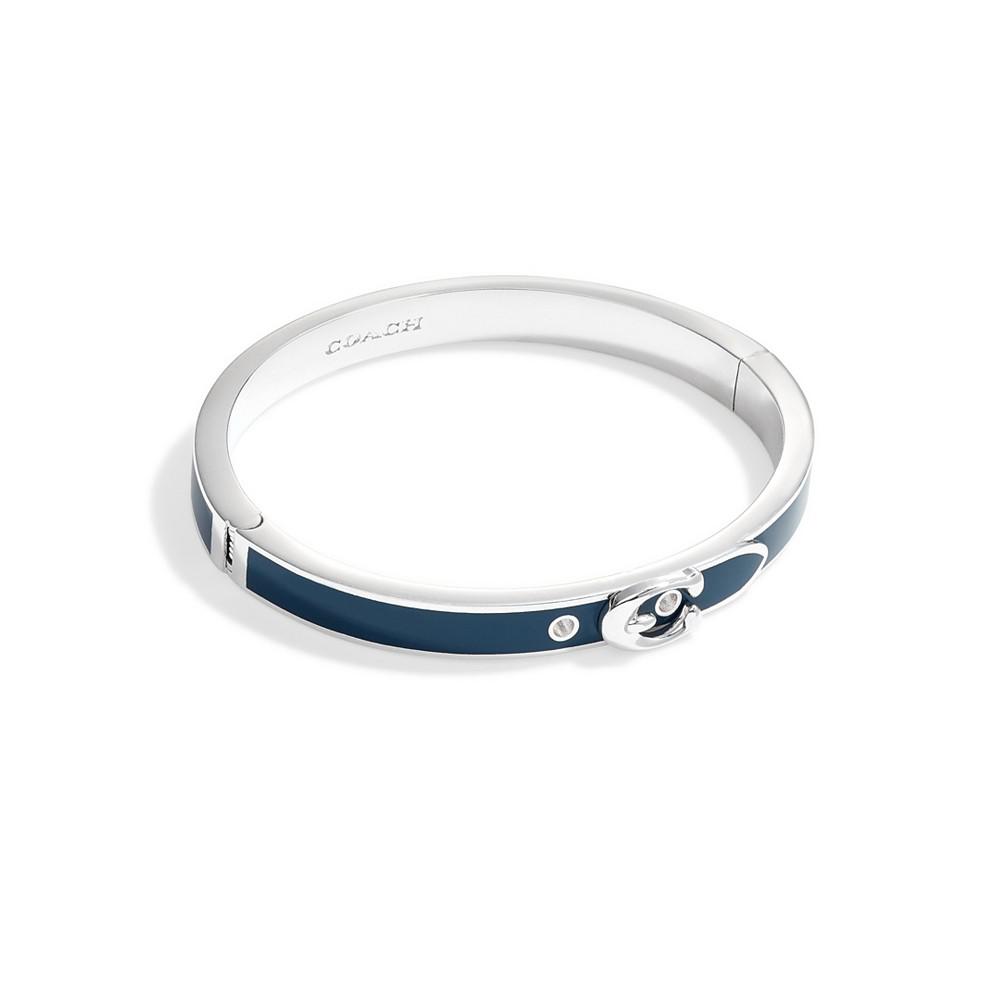 Women's Signature C Buckle Bangle Bracelet商品第1张图片规格展示