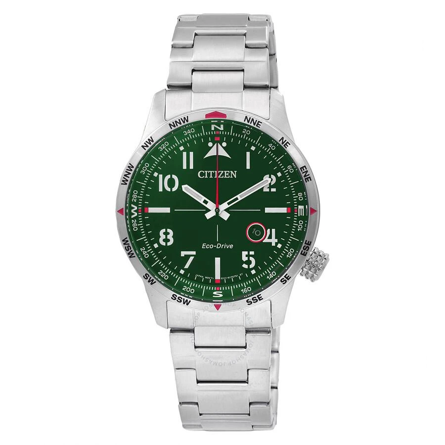 商品Citizen|Eco-Drive Green Dial Men's Watch BM7551-84X,价格¥999,第1张图片