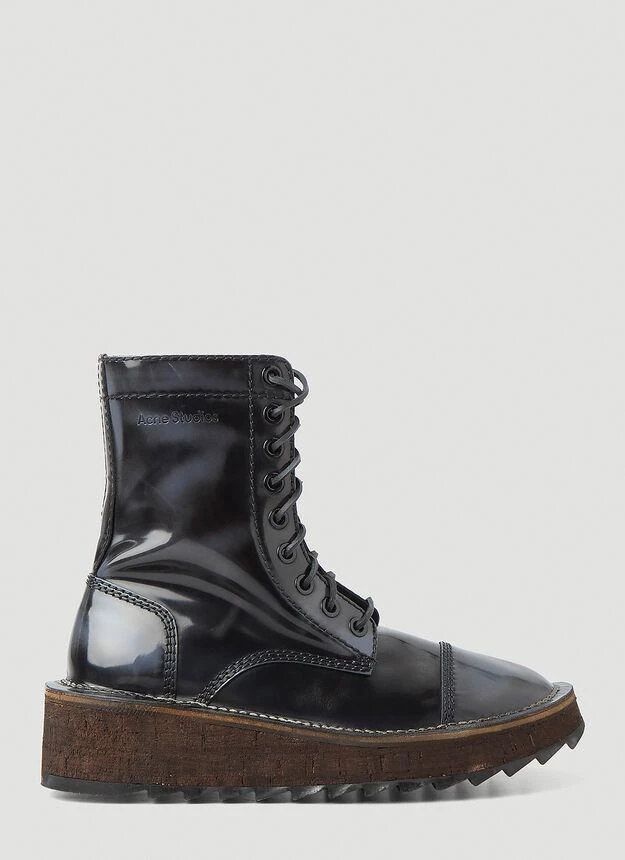 商品Acne Studios|Track Sole Boots in Black,价格¥2243,第1张图片