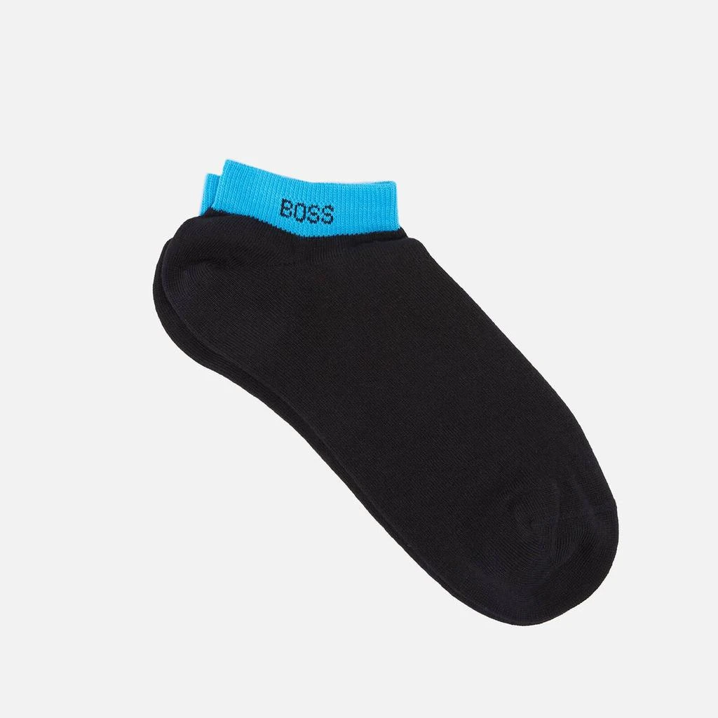 商品Hugo Boss|BOSS Bodywear Rainbow Cuff Stretch Cotton Ankle Socks,价格¥118,第3张图片详细描述