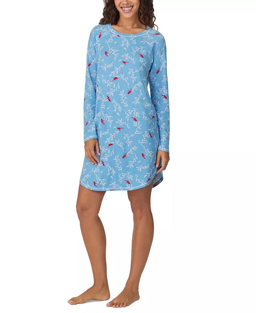 商品Cuddl Duds|Women's Printed Long-Sleeve Sleepshirt,价格¥257,第1张图片