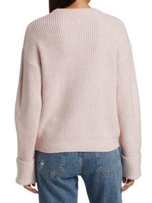 商品Design History|Faux Pearl Cable-Knit Sweater,价格¥248,第2张图片详细描述