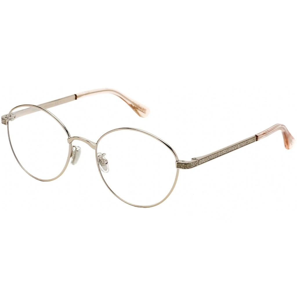 商品Jimmy Choo|Jimmy Choo Women's Eyeglasses - Clear Demo Lens Gold/Peach Frame | JC 246/G 0K67 00,价格¥625,第1张图片