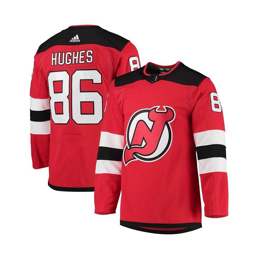 商品Adidas|Men's Jack Hughes Red New Jersey Devils Home Primegreen Authentic Pro Player Jersey,价格¥1700,第4张图片详细描述