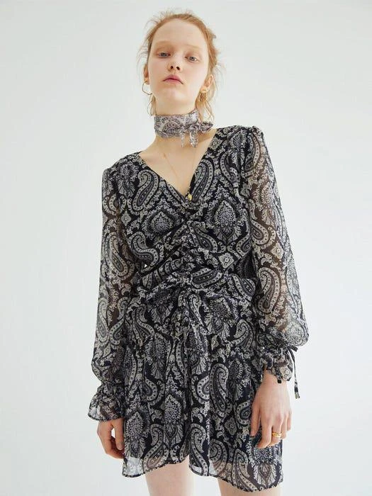 商品OUI MAIS NON|Jaclyn Paisely Dress,价格¥479,第2张图片详细描述