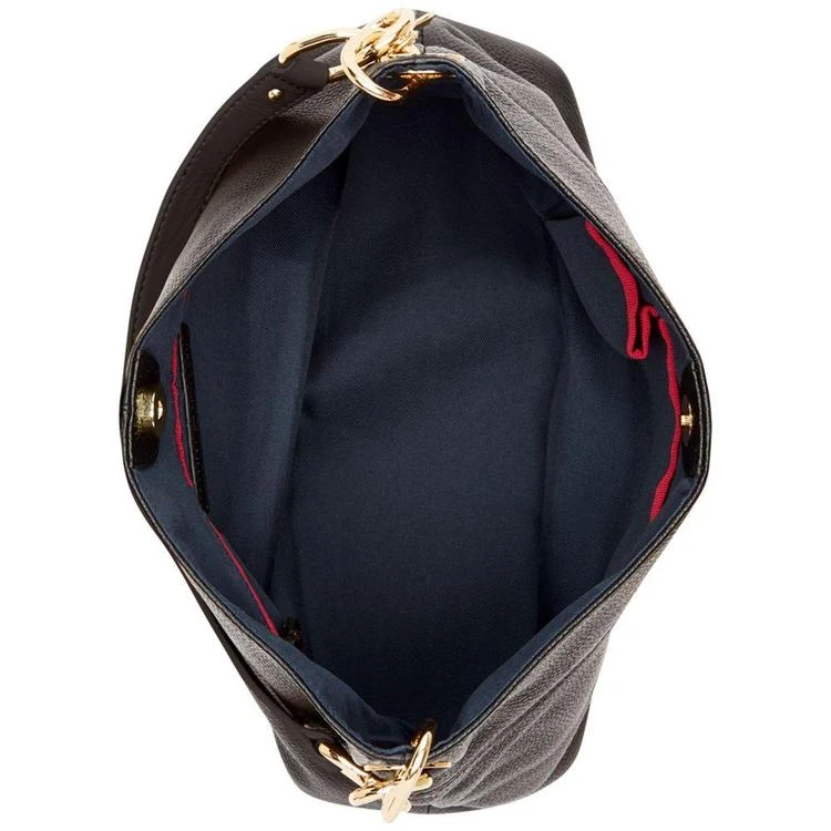 商品Tommy Hilfiger|TH Signature Leather Small Hobo,价格¥411,第2张图片详细描述