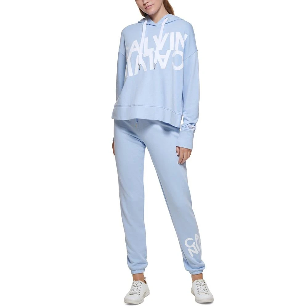 商品Calvin Klein|Fleece Mirror Logo Hoodie,价格¥223,第5张图片详细描述