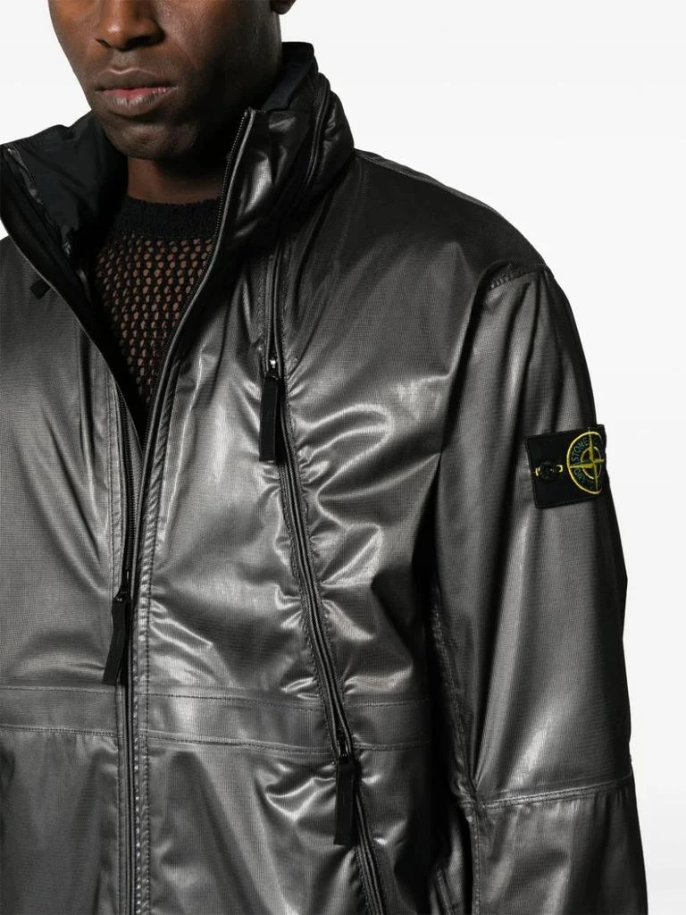 商品Stone Island|STONE ISLAND Men Turtleneck Zipper Jacket,价格¥3910,第4张图片详细描述