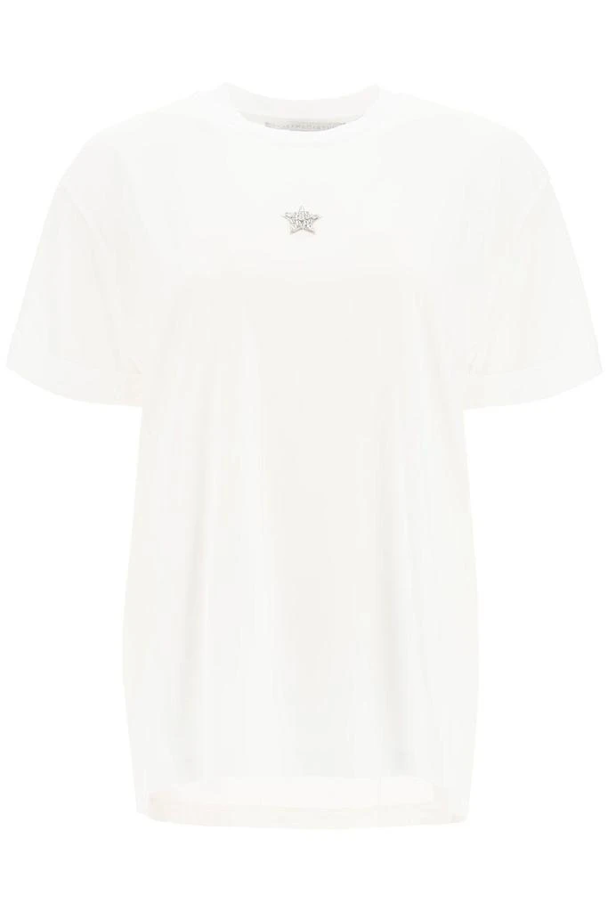 商品Stella McCartney|T-SHIRT MINISTAR EMBROIDERY WITH CRYSTALS,价格¥1211,第1张图片