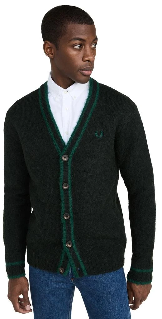 商品Fred Perry|Fred Perry Alpaca Blend Cardigan,价格¥1231,第1张图片