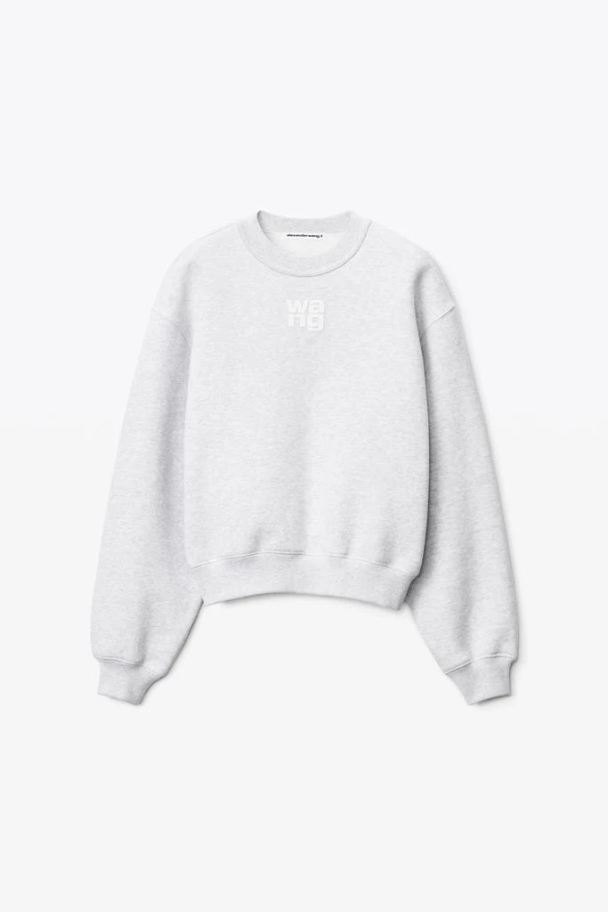 商品Alexander Wang|PUFF LOGO SWEATSHIRT IN STRUCTURED TERRY,价格¥2253,第3张图片详细描述